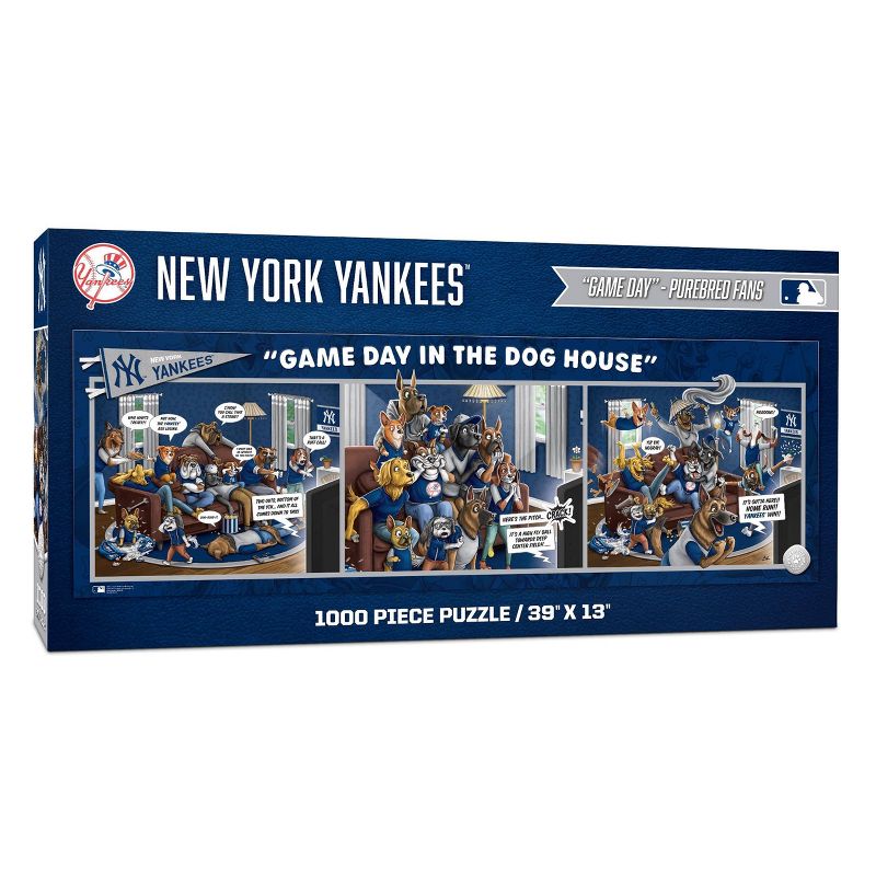 MLB New York Yankees Game Day in the Dog House Puzzle - 1000pc, 1 of 4