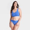 Women's Cotton Stretch Thong Underwear with Elastic Waist - Auden™ - 4 of 4