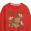 Boys' - Marvel - Guardians of the Galaxy Groot Keep Growing Long Sleeve Graphic T-Shirt - 2 of 4
