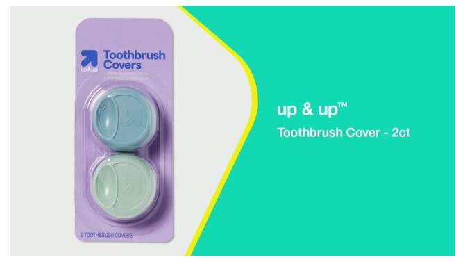 Toothbrush Cover - 2ct - up &#38; up&#8482;, 2 of 5, play video