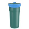 Zak Designs 20 fl oz Double Walled Stainless Steel Sutton Grip Insulated Tumbler - 2 of 4