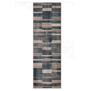 Modern Farmhouse Wide Striped Indoor Runner or Area Rug by Blue Nile Mills - 1 of 4