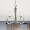 Livex Lighting Cranford 5 - Light Chandelier in  Brushed Nickel - 3 of 4