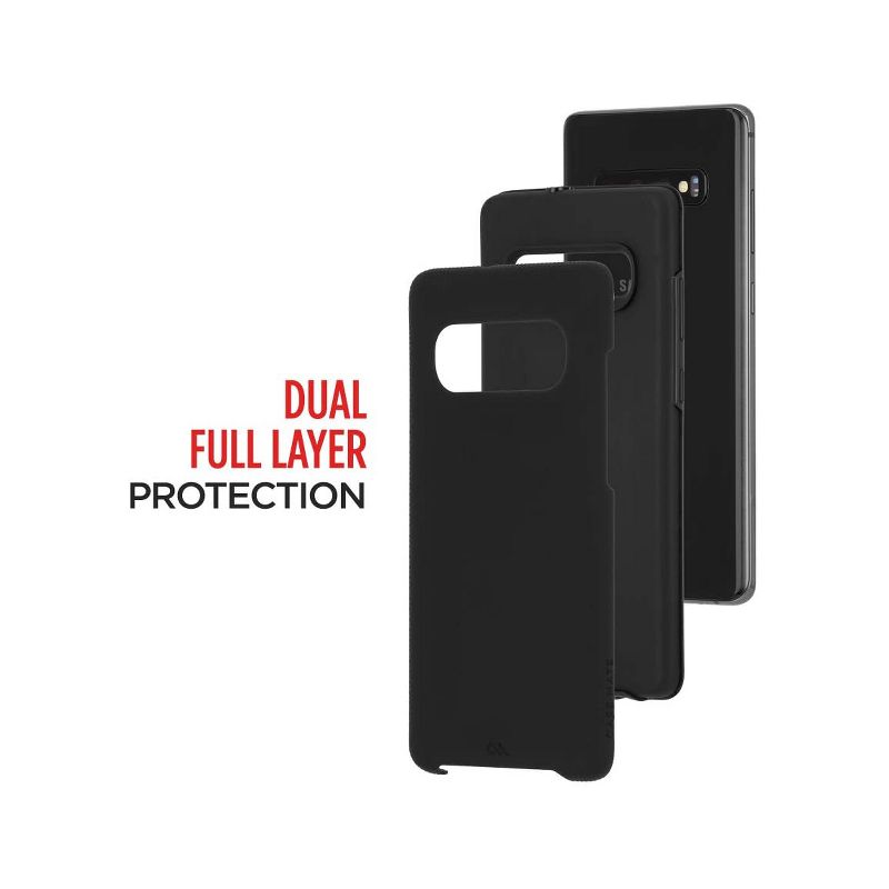 Case-Mate Tough Grip Case for Samsung Galaxy S10 - Black, 3 of 5