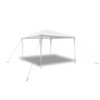 vidaXL White 10'x10' Garden Gazebo Pavilion - Pyramid Roof, Rust-Resistant Steel Frame, Polyethylene Tarp Roof, Ideal for Outdoor Events - 2 of 4