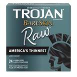Trojan BareSkin Raw Condoms - 24ct