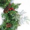 Prelit LED Feel Real Buzzard Pine Assortment White Lights - National Tree Company - 3 of 4