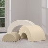 KIDKII Rainbow Classic Foam Play Blocks, Indoor Climber Set for Toddlers, Beige - 4 of 4
