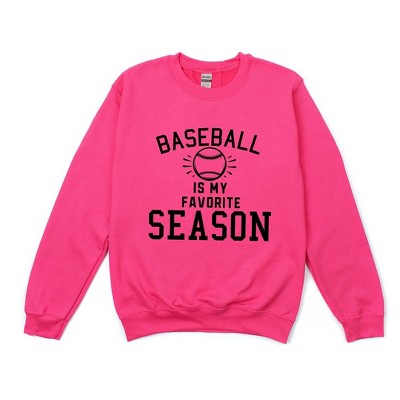 Simply Sage Market Women's Graphic Sweatshirt Baseball Is My Favorite With Ball
