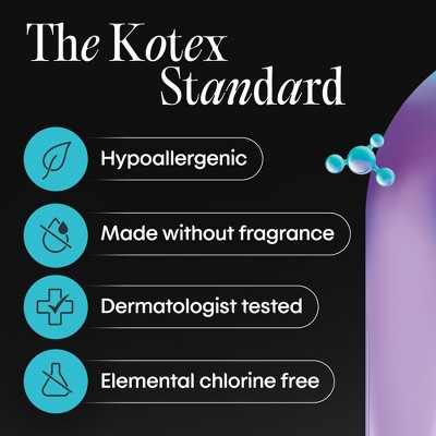 Kotex BioCare Ultra-Thin Heavy Absorbency Pads with Wings - 24ct