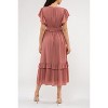 August Sky Women's Empire Waist Midi Dress - image 2 of 4