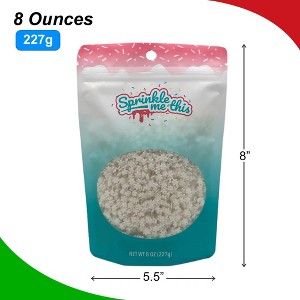 Sprinkle Me This – Snowflake Sprinkles – Holiday White Snowflake-Shaped Dessert Topping - 1 of 4