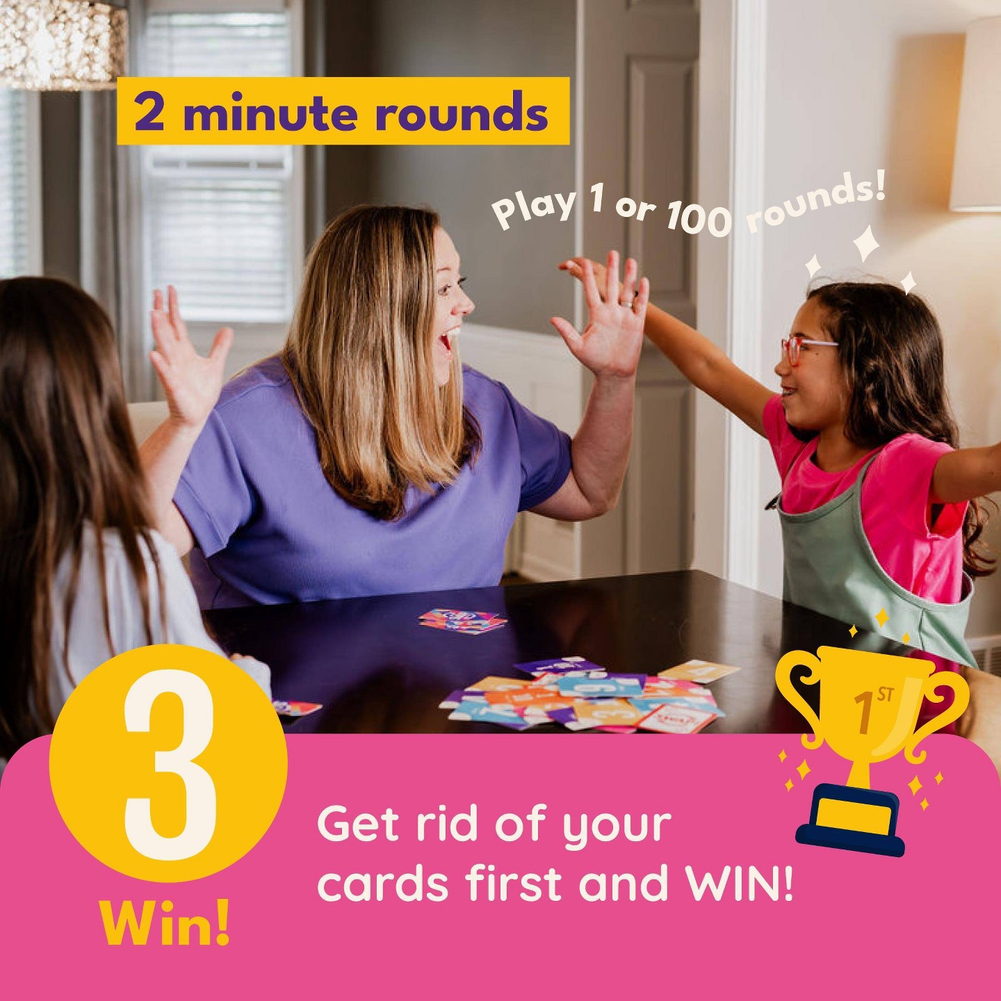 Детская карточная игра Brooke & Joy Games Speed Swap Chaos™ Card Game for Kids, Adults, Families, Parties & Game Nights, 2-6 Players, Ages 8 and Up — фото 6