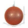 Vickerman Burnished Orange Ball Ornament - 2 of 4
