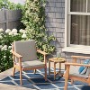 23"x21" Outdoor Chair Cushion with Contrast Piping - Threshold™ designed with Studio McGee - 2 of 4