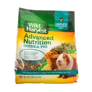 Wild Harvest Advanced Nutrition Vegetable and Alfalfa Hay Flavor Dry Guinea Pig Food - 4lbs - 1 of 4