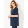 Catherines Women's Plus Size Suprema Ultra-Soft Scoopneck Tee - 4 of 4