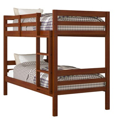 Donco Kids Savana Mission Twin Over Twin Espresso Bunkbed