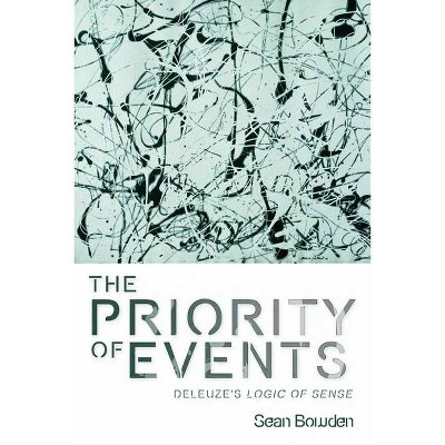 The Priority of Events - (Plateaus - New Directions in Deleuze Studies) by  Sean Bowden (Paperback)