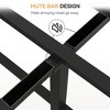 Metal Bed Frame with Rattan Headboard and Footboard, Safe Rounded Corners, Under Bed Storage - 2 of 4