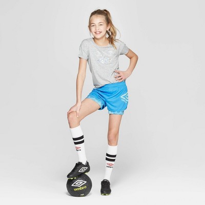 Girls umbro deals soccer shorts