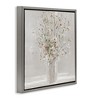 Stupell Industries Neutral Flower Vase Arrangement Floating Frame Canvas Art - 2 of 4