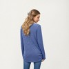 Anna-Kaci Women's Long Sleeve Crew Neck Top with Relaxed Fit and Soft Knit Fabric - 4 of 4