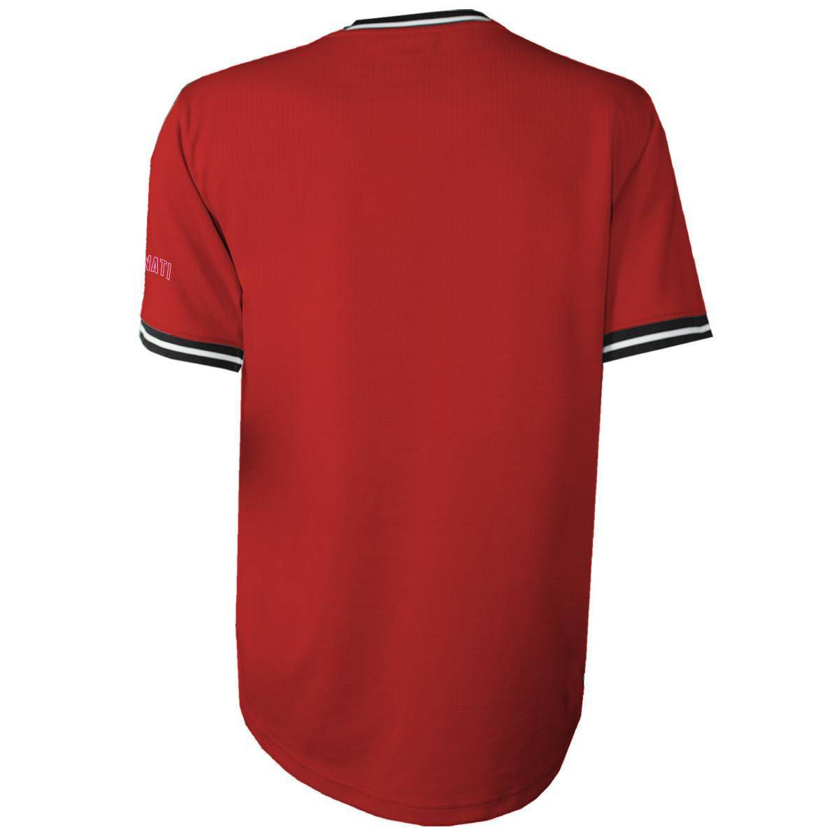 MLB Cincinnati Reds Men's TC Poly V-Neck Mesh Jersey - thumbnail 2