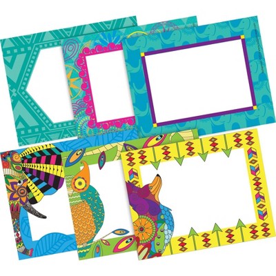 2pk 45ea Bohemian Animals Remember Me! Self-Adhesive Name Tag Labels - Barker Creek