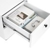 CAVINAS Modern Nightstand with Drawers Steel Cabinet, Bedside Furniture Storage Cabinet End Table for Bedroom - 4 of 4