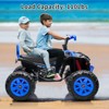 24 Volt Kids ATV Ride-On, Electric Dual 4 Wheeler with 2-Seater, Ride on Toys for Big Kids with LED Lights, Music, High Low Speed - 4 of 4