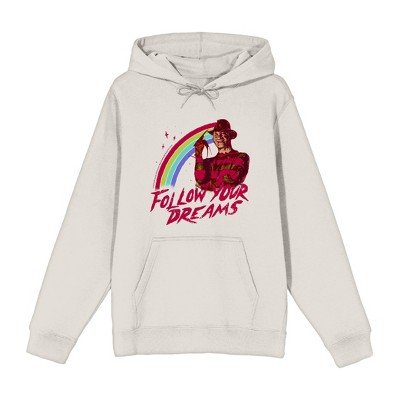 A Nightmare On Elm Street Follow Your Dreams Adult Long Sleeve Hoodie