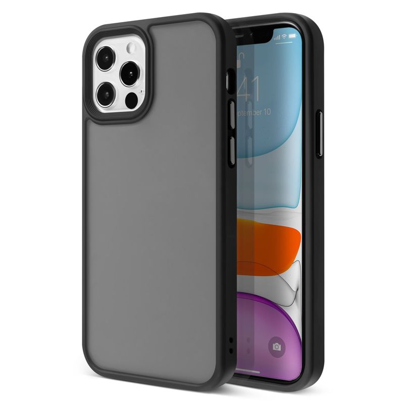Insten Shockproof Translucent Case Compatible with iPhone - Drop Protection Matte Hard Bumper Cover Accessories, 1 of 7