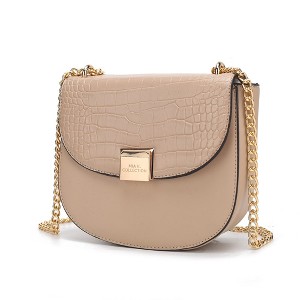 MKF Collection Brooklyn Crocodile Embossed Vegan Leather Women’s Shoulder Bag by Mia K - 1 of 4