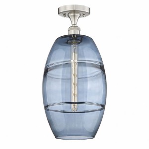 Vaz - 1 Light Semi-Flush Mount In Industrial Style-18.63 Inches Tall and 10 Inches Wide - 1 of 1
