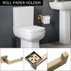 JUJABU 5-Piece Stainless Steel Wall-Mounted Bathroom Accessory Set - 4 of 4