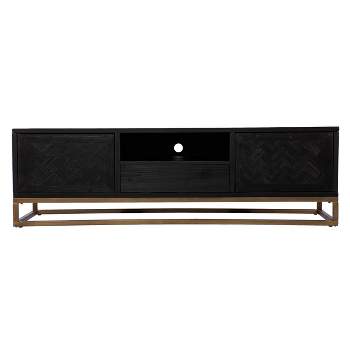 Dogafte Reclaimed Wood TV Stand for TVs up to 63" Black - Aiden Lane