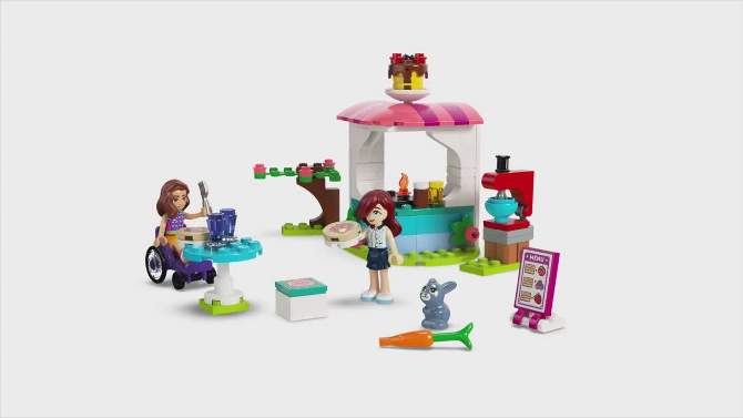 LEGO Friends Pancake Shop Pretend Building Toy 41753, 2 of 9, play video