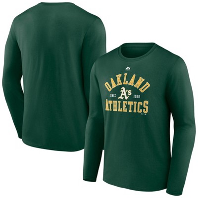 MLB Men's Oakland Athletics Esteem Long Sleeve Woven Shirt