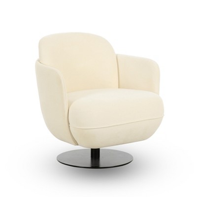 TOV Furniture Solange Velvet Swivel Chair