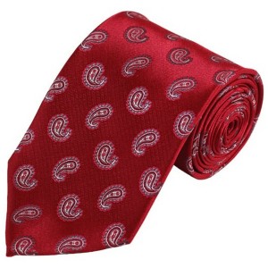 Men's Paisley 3.25 Inch Wide And 58 Inch Long Woven Neckties - 1 of 4