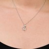 GILDED 1/10 or 1/4 Ctw Lab Grown Diamond Animal & Critter Pendant Necklaces in 925 Sterling Silver or 14KT Gold Plated, 18" Chain - 3 of 4