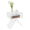 2025 New Update Acrylic Nightstand, Acrylic Side Table, Modern Design Clear Table - 3 of 4