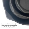 Bayou Classic 10-in 12-in & 14-in Pre-Seasoned Cast Iron Skillet Set Perfect For Searing & Braising or Baking Apple Pies and Cobblers - 2 of 4