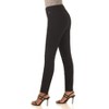 Rekucci Women’s Pull-On Skinny Work Pants – Tummy Control, Stretch Legging Fit with Zip Pockets for Office & Casual - 2 of 4