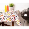 Design Imports  Bbq Fun Print Outdoor Tablecloth With Zipper 60X84 - 3 of 4