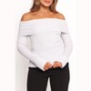 Petal and Pup Anderson Wide Rib Off Shoulder Top - 4 of 4
