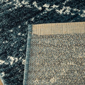 2'2"x7' Sienna Transitional Geometric Rug Dark Blue- Balta Rugs: Low Pile Runner, Fade & Stain-Resistant, Indoor Use - 1 of 3