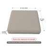 Covers&All Square Cushion Slipcover for Patio Couch Sofa Seats Cover only, Pack of 2 - 4 of 4