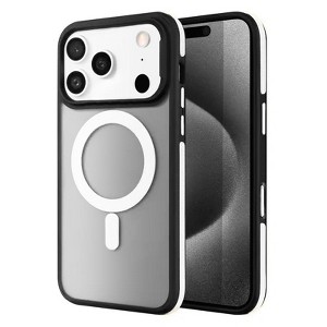 Entronix [Magnetic] Case Compatible with iPhone 17 Pro Max - Translucent Matte Back w/ Rugged Edges - 1 of 4